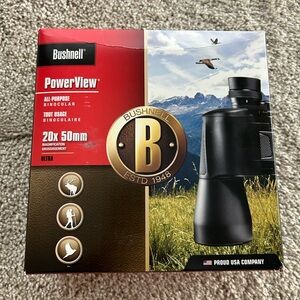 NEW Bushnell 132050 PowerView 20x50mm Prism Binoculars